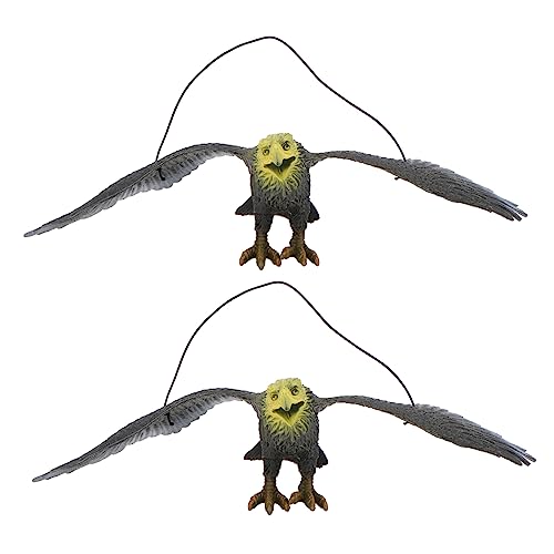 ORFOFE 2er Set Simulation Adler Modell Kreatives Vogelabwehr Werkzeug Chic Anhänger von ORFOFE