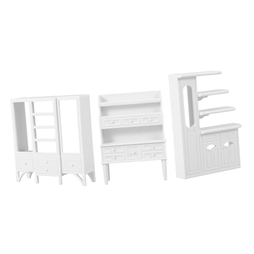 ORFOFE 3 STÜCKE Miniatur Möbel Sandtisch Dekoration Miniatur Schrank Modell Puppenhaus Accessoire Unbemalt Glatte Oberfläche und Küchen Szenen ORFOFE 3 STÜCKE Miniatur Möbel Sandtisch Dekoration Miniatur Schrank Modell Puppenhaus Accessoire Unbemalt Glatte Oberfläche und Küchen Szenen von ORFOFE