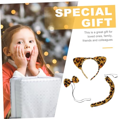 ORFOFE 3 Sätze Leopard Kopfband mit Verstellbaren Katzenohren Schleife und Weiches Cosplay Kostümzubehör für Karneval Halloween Bühnenauftritte und Mottopartys ORFOFE 3 Sätze Leopard Kopfband mit Verstellbaren Katzenohren Schleife und Weiches Cosplay Kostümzubehör für Karneval Halloween Bühnenauftritte und Mottopartys von ORFOFE