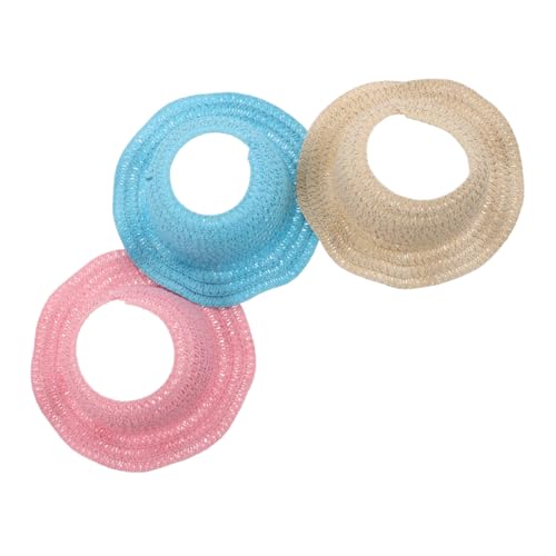 ORFOFE 3 Stück Handgewebte Mini Strohhüte für Puppen Atmungsaktive Sonnenhüte für Puppen Accessoires für DIY Kostüme und Kreative Bastelprojekte ORFOFE 3 Stück Handgewebte Mini Strohhüte für Puppen Atmungsaktive Sonnenhüte für Puppen Accessoires für DIY Kostüme und Kreative Bastelprojekte von ORFOFE