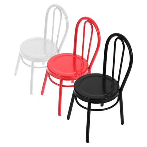 ORFOFE 3 Stück Miniatur Puppenhaus Möbel Eisen Kreative Gartenstühle in Rot Handgefertigt Kleine Deko für Puppenhaus Fotorequisiten Leichte Miniaturhocker ORFOFE 3 Stück Miniatur Puppenhaus Möbel Eisen Kreative Gartenstühle in Rot Handgefertigt Kleine Deko für Puppenhaus Fotorequisiten Leichte Miniaturhocker von ORFOFE