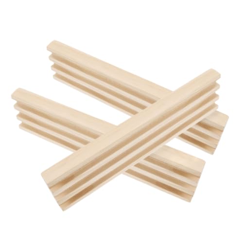 ORFOFE 3 Stück Teiliges Domino Rack aus Natürlichem Holz mit Rutschfesten Pads Stabiler Domino Halter für Mexikanische Zugspiele Eleganter Desktop Organizer für Kreative Spielrunden ORFOFE 3 Stück Teiliges Domino Rack aus Natürlichem Holz mit Rutschfesten Pads Stabiler Domino Halter für Mexikanische Zugspiele Eleganter Desktop Organizer für Kreative Spielrunden von ORFOFE