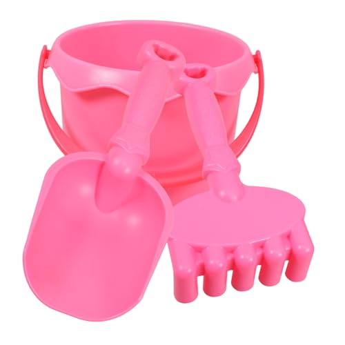 ORFOFE 3 Stück Teiliges Gartenspielzeug Set für Leichter Eimer mit Langer Schaufel und Rechen Robustes Sandspielzeug für Strand Garten Outdoor für Garten Sandspaß ORFOFE 3 Stück Teiliges Gartenspielzeug Set für Leichter Eimer mit Langer Schaufel und Rechen Robustes Sandspielzeug für Strand Garten Outdoor für Garten Sandspaß von ORFOFE