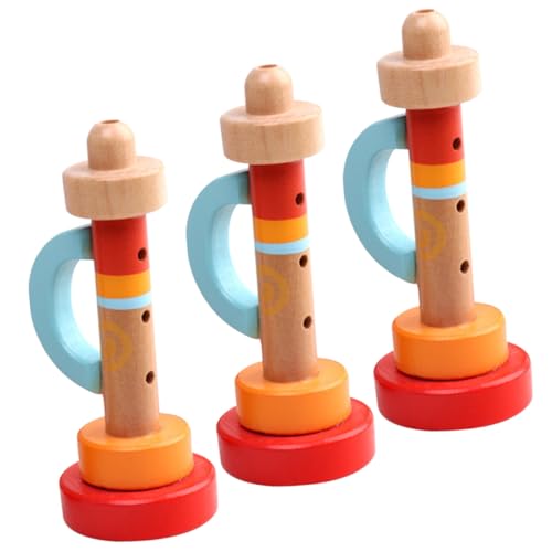 ORFOFE 3 Stück Teiliges Holz Trompeten Buntes Musikspielzeug für Kleinkinder Kleines Kinderinstrument als für Jungen und Mädchen zur Musikalischen Früherziehung ORFOFE 3 Stück Teiliges Holz Trompeten Buntes Musikspielzeug für Kleinkinder Kleines Kinderinstrument als für Jungen und Mädchen zur Musikalischen Früherziehung von ORFOFE
