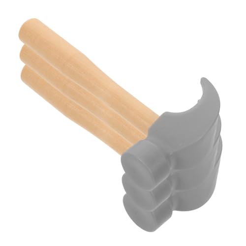 ORFOFE 3 Stück Teiliges Holzhammer für Montessori Pädagogisches Werkzeug Sensorische Entwicklung Kleinkindhammer Lernspielzeug Geburtstag von ORFOFE