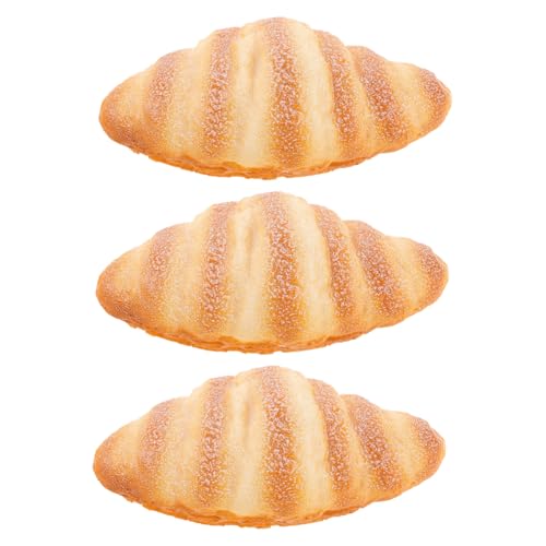 ORFOFE 3 Stück Teiliges Künstliches Croissant Deko Brot Realistische Simulation Backwaren Fotorequisiten für Bäckerei Restaurant Fensterdekoration und Fotostudio Props ORFOFE 3 Stück Teiliges Künstliches Croissant Deko Brot Realistische Simulation Backwaren Fotorequisiten für Bäckerei Restaurant Fensterdekoration und Fotostudio Props von ORFOFE