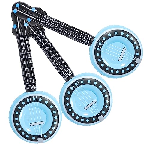 ORFOFE 3 Stück Teiliges PVC Aufblasbares Musikinstrument Banjo Horn Party Requisiten Bunte Musik Accessoires für Geburtstagsfeier Bühnenauftritt ORFOFE 3 Stück Teiliges PVC Aufblasbares Musikinstrument Banjo Horn Party Requisiten Bunte Musik Accessoires für Geburtstagsfeier Bühnenauftritt von ORFOFE