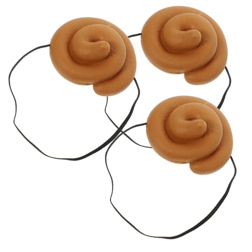 ORFOFE 3 Stück Teiliges PVC Poop Hut mit Elastischem Band Leichte Flexible und Party Kostüm Requisite für Erwachsene und Lustiger Dekorativer Kopfschmuck für Faschings und ORFOFE 3 Stück Teiliges PVC Poop Hut mit Elastischem Band Leichte Flexible und Party Kostüm Requisite für Erwachsene und Lustiger Dekorativer Kopfschmuck für Faschings und von ORFOFE