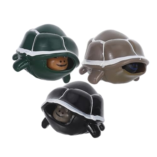 ORFOFE 3 Stück Teiliges Schildkröten quetschspielzeug aus Flexiblem Kunststoff Leichte Stressabbau Tiere für Party mitgebsel bei Kindergeburtstagen Buntes mit Schwarzer Grauer und Grüner ORFOFE 3 Stück Teiliges Schildkröten quetschspielzeug aus Flexiblem Kunststoff Leichte Stressabbau Tiere für Party mitgebsel bei Kindergeburtstagen Buntes mit Schwarzer Grauer und Grüner von ORFOFE