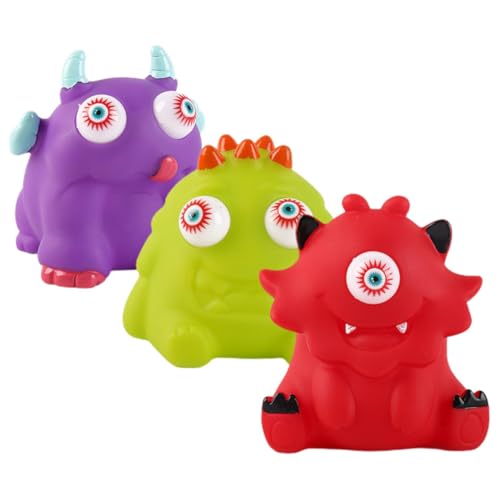 ORFOFE 3 Stück Teiliges aus Weichem Material Buntes Quetschspielzeug zur Stresslinderung Handliches Squeeze Toy als Geburtstagsgeschenk für Erwachsene von ORFOFE