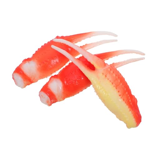 ORFOFE 3 Stück Tempura -Garnelenmodellspielzeug Figur in Form Einer Krabbenschere lebensechtes gekochtes Garnelenmodell Krabbenmodell Marine Tiermodelle schönes Krabbenkrallendekor PVC ORFOFE 3 Stück Tempura -Garnelenmodellspielzeug Figur in Form Einer Krabbenschere lebensechtes gekochtes Garnelenmodell Krabbenmodell Marine Tiermodelle schönes Krabbenkrallendekor PVC von ORFOFE