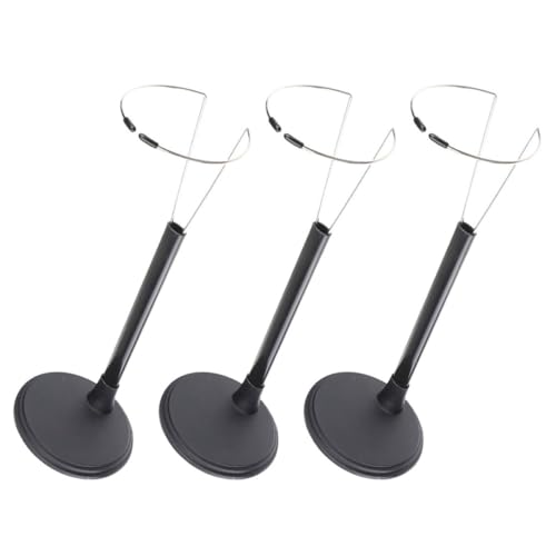 ORFOFE 3 Stück Verstellbare Puppenständer Schwarz mit Stabilem Sockel für Figuren Display und Sammelobjekte Geeignet für Sammler und Kinderzimmer Sichere Halterung gegen Umkippen und ORFOFE 3 Stück Verstellbare Puppenständer Schwarz mit Stabilem Sockel für Figuren Display und Sammelobjekte Geeignet für Sammler und Kinderzimmer Sichere Halterung gegen Umkippen und von ORFOFE