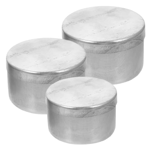 ORFOFE 3 Stücke Leere Aluminium Jar Labor Wiegen Gericht Creme Container Probe Wiegen Gericht Für Boden von ORFOFE