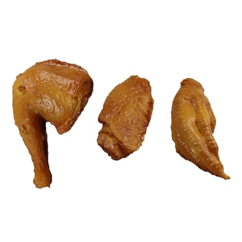 ORFOFE 3 Stücke Gefälschte Mittleren Füße Joint Modell Simulation Lebensmittel Flügel Huhn Dekorative Drumstick ORFOFE 3 Stücke Gefälschte Mittleren Füße Joint Modell Simulation Lebensmittel Flügel Huhn Dekorative Drumstick von ORFOFE