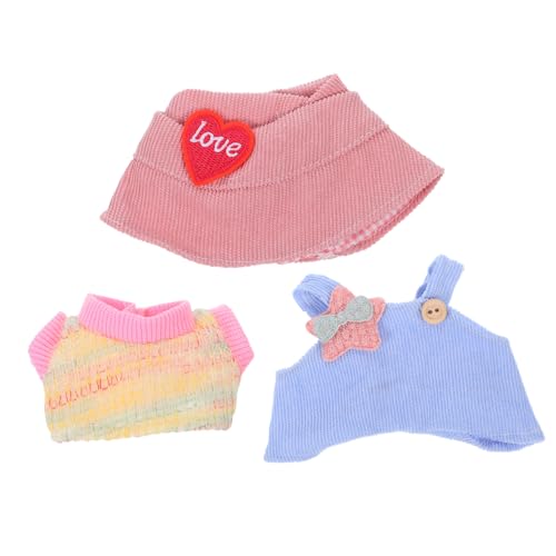 ORFOFE 3 Teiliges Hut Kleidungsspielanzug Puppenhaus Spieldekor Kawaii Kleid Zubehör Overalls Eimer Outfits Puppe So Tun Als Ob Mit Herz Zum Aufstehen Und Süßes Kostüm T Shirt Cosplay ORFOFE 3 Teiliges Hut Kleidungsspielanzug Puppenhaus Spieldekor Kawaii Kleid Zubehör Overalls Eimer Outfits Puppe So Tun Als Ob Mit Herz Zum Aufstehen Und Süßes Kostüm T Shirt Cosplay von ORFOFE