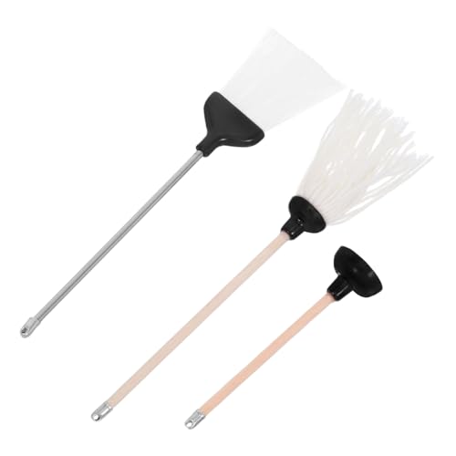 ORFOFE 3-teiliges Badezimmer-reinigungsset Für Puppenhäuser – Miniatur-, Besen Und Toilettenreinigungswerkzeuge, Puppenhausmöbel Und Dekoration Für Rollenspielzubehör Für Kinder ORFOFE 3-teiliges Badezimmer-reinigungsset Für Puppenhäuser – Miniatur-, Besen Und Toilettenreinigungswerkzeuge, Puppenhausmöbel Und Dekoration Für Rollenspielzubehör Für Kinder von ORFOFE