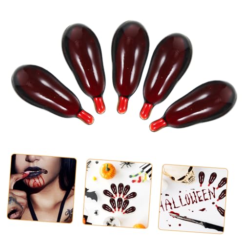 ORFOFE 30 Stück Halloween Kunstblut Kapseln Blutpillen für Masquerade Cosplay Party Realistische Blut-Effekte Einfach zu Benutzen Sichere Horror Requisiten Ab Jahren Vielseitig für von ORFOFE