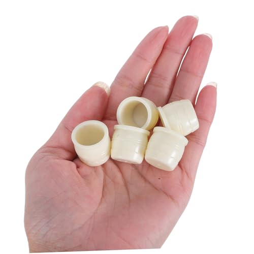 ORFOFE 30 Stück Teiliges Mini Blumentöpfe für Puppenhaus DIY Basteln Realistische Miniatur Pflanztöpfe für Mikro-Landschaft Sandtisch Mini Bonsai und Indoor Dekoration von ORFOFE