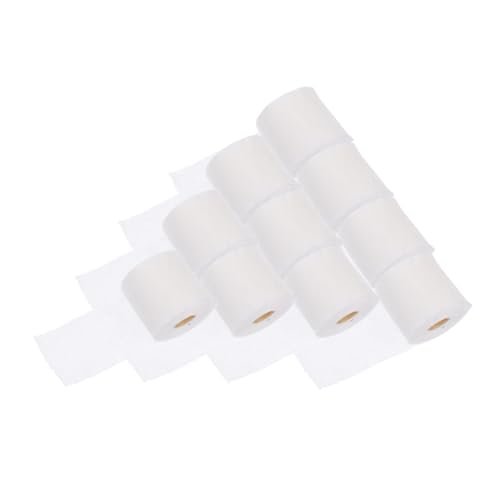 ORFOFE 30 Stück Teiliges Puppenhaus Toilettenpapier Realistische Miniatur Küchen und Badzubehör Detailgetreue Papierhandtücher für Puppenhaus Dekoration und Szenenmodellierung von ORFOFE