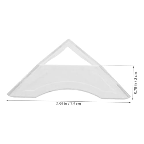 ORFOFE 30 Stück Transparentes Puzzle Cube Organizer mit Stabilem Dreieckigem Ständer Langlebiger Mini Würfel Halter rutschfeste Basis für Speed Cube Display Eleganter und Moderner von ORFOFE