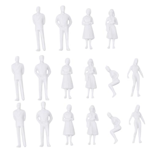 ORFOFE 30 Stücke Weiß Wenig Mann Modell Mini Sand Gefälschte Menschen Gelände Unbemalte Figuren Unbemalt Modell Kunststoff ORFOFE 30 Stücke Weiß Wenig Mann Modell Mini Sand Gefälschte Menschen Gelände Unbemalte Figuren Unbemalt Modell Kunststoff von ORFOFE