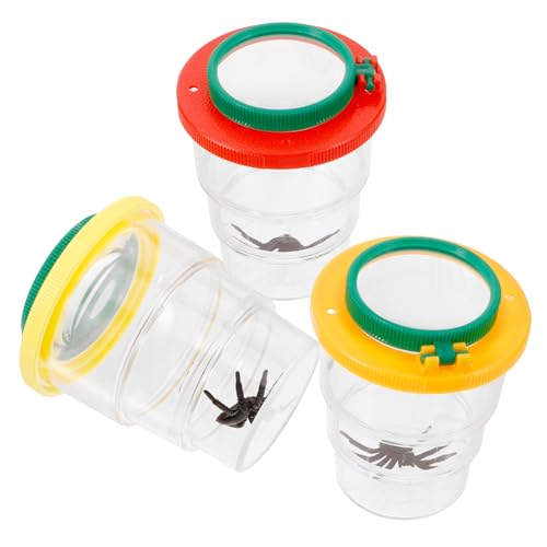 ORFOFE 3Stücke Teiliges Insekten Lupenbehälter für Beobachtungsbox mit Lupe für Naturerkundungen und Pädagogische Aktivitäten Grünem und Orangefarbenem Design ORFOFE 3Stücke Teiliges Insekten Lupenbehälter für Beobachtungsbox mit Lupe für Naturerkundungen und Pädagogische Aktivitäten Grünem und Orangefarbenem Design von ORFOFE