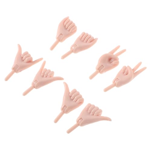 ORFOFE 4 Paare Mini Hände Puppen Ersatzteile Handformen für DIY Puppenzubehör Bastelprojekte Vielfältige Handmodelle für Puppenhaus Ausstattung ORFOFE 4 Paare Mini Hände Puppen Ersatzteile Handformen für DIY Puppenzubehör Bastelprojekte Vielfältige Handmodelle für Puppenhaus Ausstattung von ORFOFE