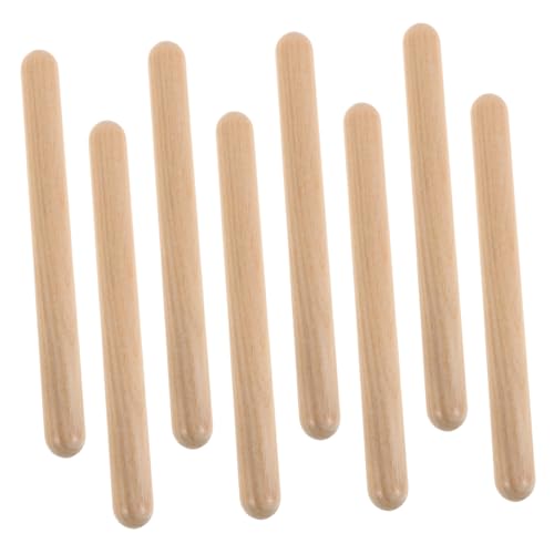 ORFOFE 4 Paare Rhythmusstäbe aus Natürlichem Holz Orff Percussion Instrument für Vorschul musikunterricht Glatte Oberfläche Fördert Musikalische Früherziehung und Rhythmusgefühl ORFOFE 4 Paare Rhythmusstäbe aus Natürlichem Holz Orff Percussion Instrument für Vorschul musikunterricht Glatte Oberfläche Fördert Musikalische Früherziehung und Rhythmusgefühl von ORFOFE