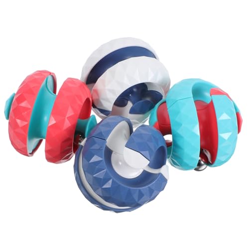 ORFOFE 4 Stück Finger Fidget Puzzle Toy mit Rotierendem Perlen-Track Kreatives Decompression für Erwachsene Handliche Gehirntrainer für Büro Schule Reisen und Geburtstagsfeiern ORFOFE 4 Stück Finger Fidget Puzzle Toy mit Rotierendem Perlen-Track Kreatives Decompression für Erwachsene Handliche Gehirntrainer für Büro Schule Reisen und Geburtstagsfeiern von ORFOFE
