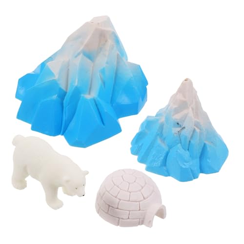 ORFOFE 4 Stück Mini Igloo Modell Set mit Figuren Teiliges Realistisch Gestaltetes für Mikrolandschaften und Kuchendekoration für Kreative Dekoration ORFOFE 4 Stück Mini Igloo Modell Set mit Figuren Teiliges Realistisch Gestaltetes für Mikrolandschaften und Kuchendekoration für Kreative Dekoration von ORFOFE