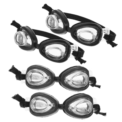 ORFOFE 4 Stück Mini Schwimmbrillen für Puppen Kleine Leichte Puppenbrillen aus Robustem Kunststoff als Puppenzubehör DIY Fotorequisiten und Puppenkostüm-Accessoire ORFOFE 4 Stück Mini Schwimmbrillen für Puppen Kleine Leichte Puppenbrillen aus Robustem Kunststoff als Puppenzubehör DIY Fotorequisiten und Puppenkostüm-Accessoire von ORFOFE