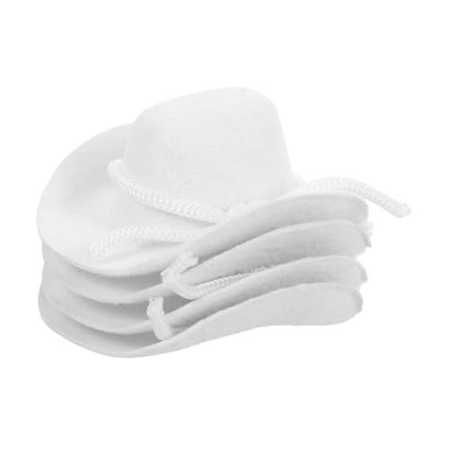 ORFOFE 4 Stück Mini-cowboyhüte Zum Anziehen Von Puppen, Beflockte Miniatur-westernhüte, Winzige Bastelhüte Für DIY-projekte, Flaschenhüllen, Puppenhaus-, ORFOFE 4 Stück Mini-cowboyhüte Zum Anziehen Von Puppen, Beflockte Miniatur-westernhüte, Winzige Bastelhüte Für DIY-projekte, Flaschenhüllen, Puppenhaus-, von ORFOFE