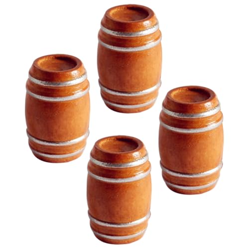 ORFOFE 4 Stück Miniatur Holzfässer Miniatur Bierfässer für Puppenhaus Deko Kleine Holztonnen für Mikro Landschaft Detailreiche Mini Wein und Bierbarre Modelle Ab Jahren ORFOFE 4 Stück Miniatur Holzfässer Miniatur Bierfässer für Puppenhaus Deko Kleine Holztonnen für Mikro Landschaft Detailreiche Mini Wein und Bierbarre Modelle Ab Jahren von ORFOFE