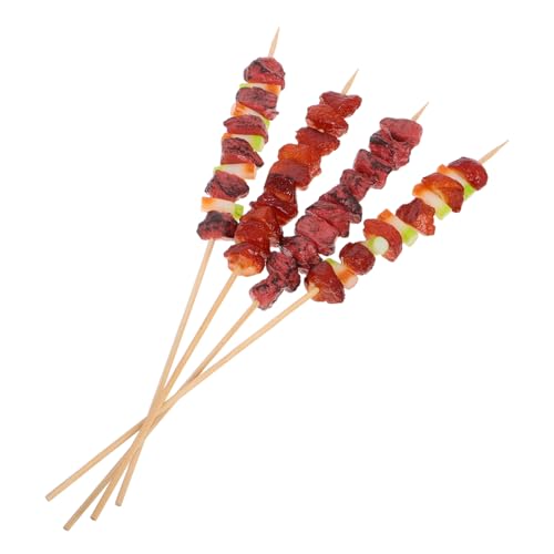 ORFOFE 4 Stück Realistische BBQ Spieße Teiliges Set mit Täuschend Echten Lamm und Rindfleischmodellen Detailgetreu für Küchen Deko Fotorequisiten und Party Vielseitig Einsetzbar ORFOFE 4 Stück Realistische BBQ Spieße Teiliges Set mit Täuschend Echten Lamm und Rindfleischmodellen Detailgetreu für Küchen Deko Fotorequisiten und Party Vielseitig Einsetzbar von ORFOFE
