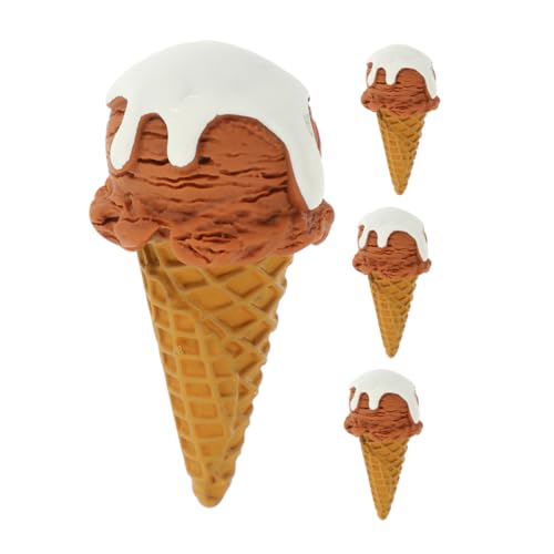 ORFOFE 4 Stück Simulations-Eiscreme-Requisiten Für Dessert-Shop-Display, Party-Dekoration, Lebensechte Eistüten-Modelle Für Die Ladendekoration, Gefälschte Eistüten ORFOFE 4 Stück Simulations-Eiscreme-Requisiten Für Dessert-Shop-Display, Party-Dekoration, Lebensechte Eistüten-Modelle Für Die Ladendekoration, Gefälschte Eistüten von ORFOFE