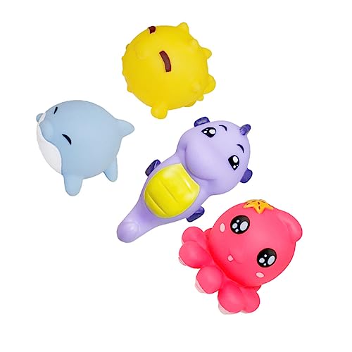 ORFOFE 4 Stück Teiliges Badespielzeug Set Lustige Quietschtiere und Oktopusform für Kleinkinder Fördert Spaß und Kreativität Beim Baden Leicht und Sicher ORFOFE 4 Stück Teiliges Badespielzeug Set Lustige Quietschtiere und Oktopusform für Kleinkinder Fördert Spaß und Kreativität Beim Baden Leicht und Sicher von ORFOFE