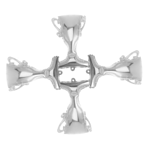 ORFOFE 4 Stück Teiliges Champion Pokal Folienballon Silberfarben für Abschlussfeier Partyzubehör Dekorative Fotokulisse Festliche Ballons ORFOFE 4 Stück Teiliges Champion Pokal Folienballon Silberfarben für Abschlussfeier Partyzubehör Dekorative Fotokulisse Festliche Ballons von ORFOFE