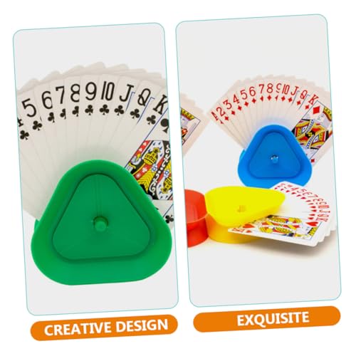 ORFOFE 4 Stück Teiliges Dreieckiges Kartenhalter Robustem Spielkartenhalter für Kartenspiele Freihändig Nutzbarer Kartenständer Tragbar und Erweiterbar für Freunde und Familien ORFOFE 4 Stück Teiliges Dreieckiges Kartenhalter Robustem Spielkartenhalter für Kartenspiele Freihändig Nutzbarer Kartenständer Tragbar und Erweiterbar für Freunde und Familien von ORFOFE