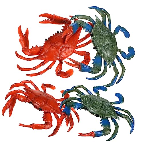 ORFOFE 4 Stück Teiliges Künstliche Krebs für Realistische Meerestiere Figuren mit Schwimmendem Design Bunte Ozeanische Lernspielzeuge für Badewanne und Pool Pädagogisch und Sicher ORFOFE 4 Stück Teiliges Künstliche Krebs für Realistische Meerestiere Figuren mit Schwimmendem Design Bunte Ozeanische Lernspielzeuge für Badewanne und Pool Pädagogisch und Sicher von ORFOFE