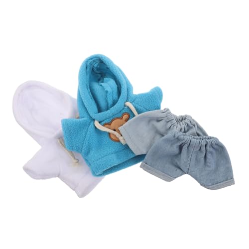 ORFOFE 4 Stück Teiliges Kuscheltier-bärenkleidung aus Baumwolle mit Hoodie und Jeans Niedliche Plüschtiere Outfit für DIY-bärenbekleidung Langlebige Bequeme Puppenkleidung für Kleine ORFOFE 4 Stück Teiliges Kuscheltier-bärenkleidung aus Baumwolle mit Hoodie und Jeans Niedliche Plüschtiere Outfit für DIY-bärenbekleidung Langlebige Bequeme Puppenkleidung für Kleine von ORFOFE