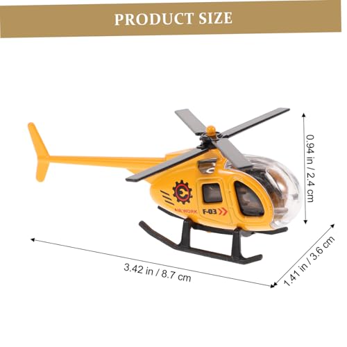 ORFOFE 4 Stück Teiliges Metall Hubschrauber Modell Kreative Flugzeug Deko Realistische Mini Hubschrauber Ornamente als Geschenk und Wohnraumdekoration ORFOFE 4 Stück Teiliges Metall Hubschrauber Modell Kreative Flugzeug Deko Realistische Mini Hubschrauber Ornamente als Geschenk und Wohnraumdekoration von ORFOFE