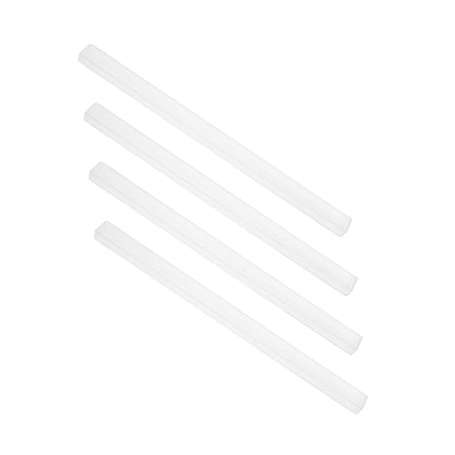 ORFOFE 4 Stück Teiliges Mini Mahjong Tile Rack aus Klarem Acryl mit U förmigem Lineal und Integriertem Schlitz zur Präzisen Breiten Dickenmessung Stabiler Halter für Mahjong Fliesen für von ORFOFE