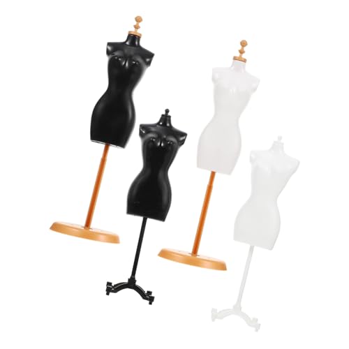 ORFOFE 4 Stück Teiliges Mini Puppenständer Mannequin Halterung für Puppenkleider Kleine Hausdekoration Sicher und Glatt für Puppenliebhaber ORFOFE 4 Stück Teiliges Mini Puppenständer Mannequin Halterung für Puppenkleider Kleine Hausdekoration Sicher und Glatt für Puppenliebhaber von ORFOFE