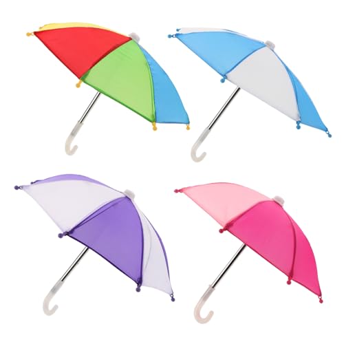 ORFOFE 4 Stück Teiliges Miniatur Puppen Regenschirm Farbenfrohe Kleine Deko für Puppenhaus Lebensechte Mini sonnenschirme Leicht Kompakt Stilvolle Puppenaccessoires für Detailreiche ORFOFE 4 Stück Teiliges Miniatur Puppen Regenschirm Farbenfrohe Kleine Deko für Puppenhaus Lebensechte Mini sonnenschirme Leicht Kompakt Stilvolle Puppenaccessoires für Detailreiche von ORFOFE