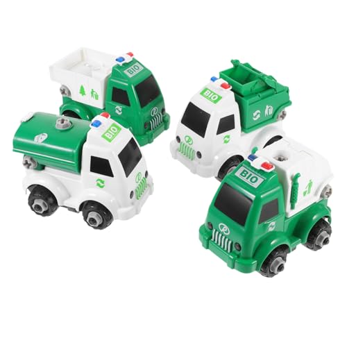 ORFOFE 4 Stück Teiliges Müllwagen mit Abnehmbaren Schrauben DIY Sanitätsfahrzeug für Fördert Kreativität Feinmotorik und Umweltbewusstsein Farblich Sortiert Sicher und Zufällige Farbe ORFOFE 4 Stück Teiliges Müllwagen mit Abnehmbaren Schrauben DIY Sanitätsfahrzeug für Fördert Kreativität Feinmotorik und Umweltbewusstsein Farblich Sortiert Sicher und Zufällige Farbe von ORFOFE