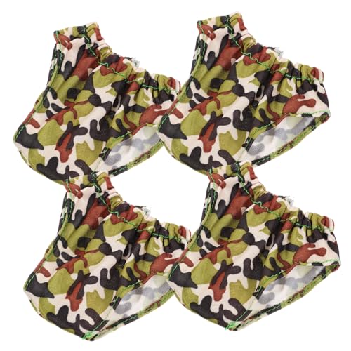 ORFOFE 4 Stück Teiliges Puppenunterwäsche aus Leichtem Waschbar und Langlebig Passend für Puppen Weiche Doll Panties in Army Grün als Puppenkleidung Zubehör von ORFOFE