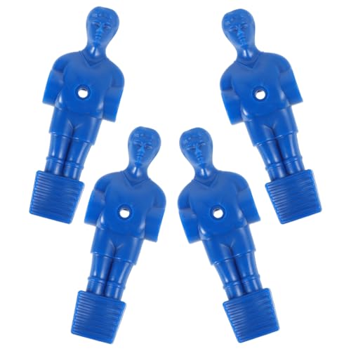 ORFOFE 4 Stück Teiliges Tischfußball Ersatzspieler aus Langlebigem Kunststoff Realistische Miniatur fußballfiguren mit Sicherer Befestigung Kompakt für Tischkicker Zubehör von ORFOFE