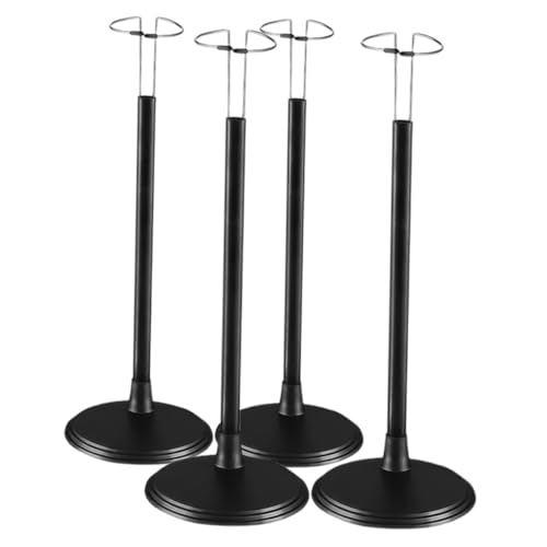 ORFOFE 4 Stück Verstellbarer Puppenständer Schwarzer Actionfigur Halter aus Robustem Kunststoff Stabiler Display Sockel für Puppen Figuren Teddybären und Sammlerstücke ORFOFE 4 Stück Verstellbarer Puppenständer Schwarzer Actionfigur Halter aus Robustem Kunststoff Stabiler Display Sockel für Puppen Figuren Teddybären und Sammlerstücke von ORFOFE