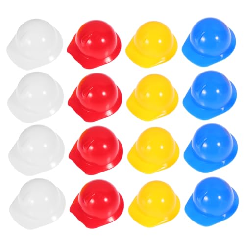 ORFOFE 40 Stück Teiliges Mini Bauhelm aus Kunststoff Bunter Puppenhelm Miniatur Schutzhelm für Puppendekoration und in Rot Blau Gelb Weiß ORFOFE 40 Stück Teiliges Mini Bauhelm aus Kunststoff Bunter Puppenhelm Miniatur Schutzhelm für Puppendekoration und in Rot Blau Gelb Weiß von ORFOFE