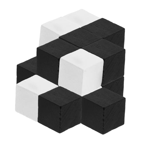 ORFOFE 40 Stück Teiliges Mini Schachfiguren aus Holz Quadratische Spielfiguren in Schwarz und Weiß Ersatz Schachsteine für Schachbrett Leicht Langlebig und Glatt Poliert für ORFOFE 40 Stück Teiliges Mini Schachfiguren aus Holz Quadratische Spielfiguren in Schwarz und Weiß Ersatz Schachsteine für Schachbrett Leicht Langlebig und Glatt Poliert für von ORFOFE